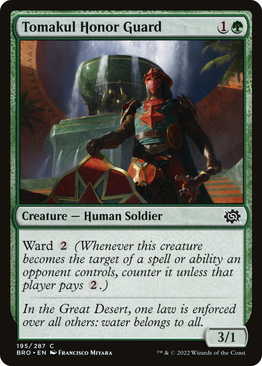 Tomakul Honor Guard [The Brothers' War] Foil