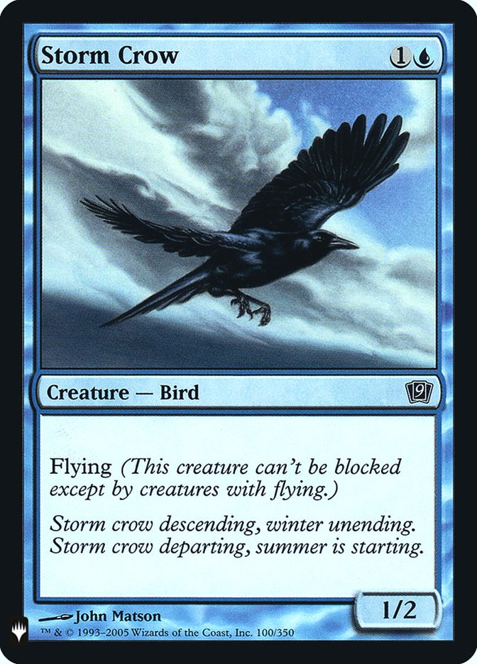 Storm Crow [Mystery Booster] | Silver Goblin