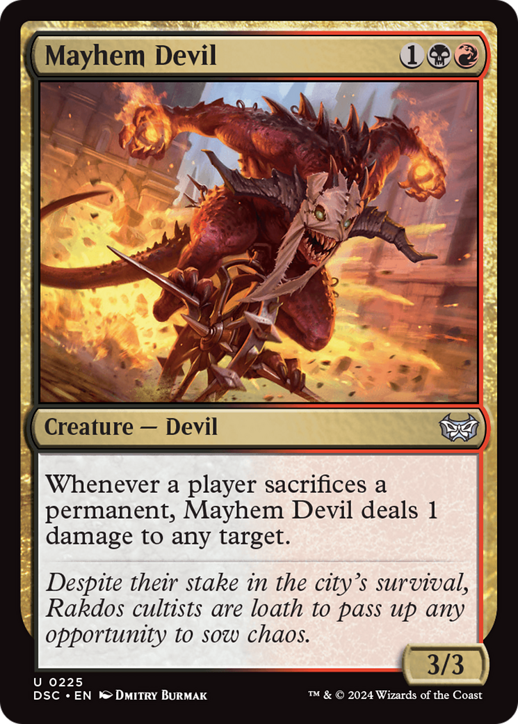 Mayhem Devil [Duskmourn: House of Horror Commander] | Silver Goblin