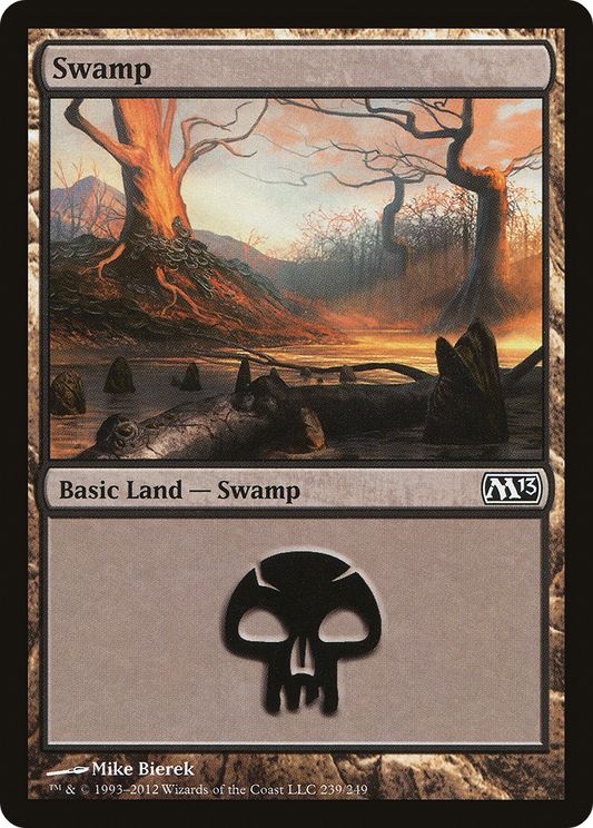 Swamp (239) [Magic 2013] Foil