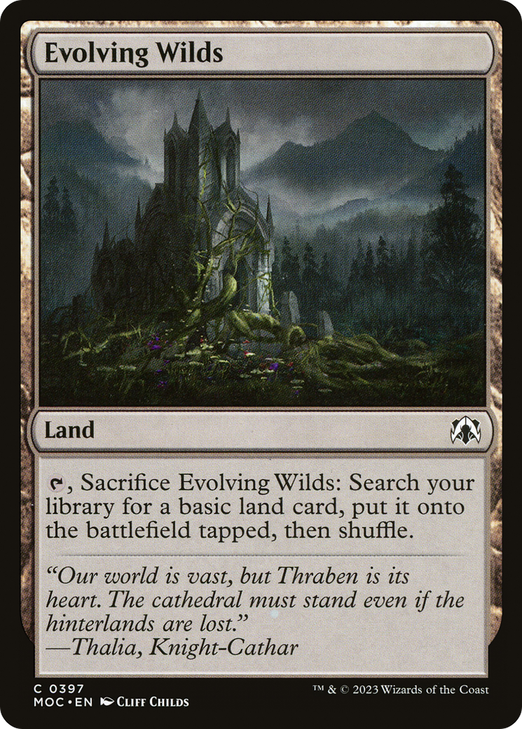 Evolving Wilds [March of the Machine Commander]