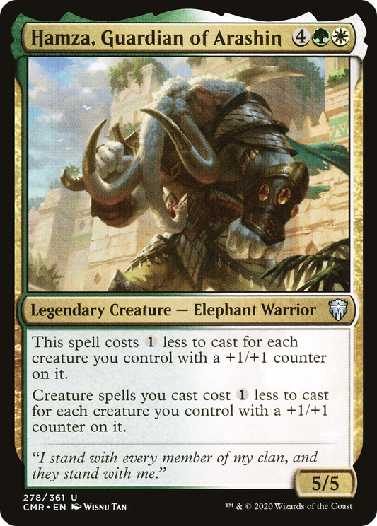 Hamza, Guardian of Arashin [Commander Legends] Foil