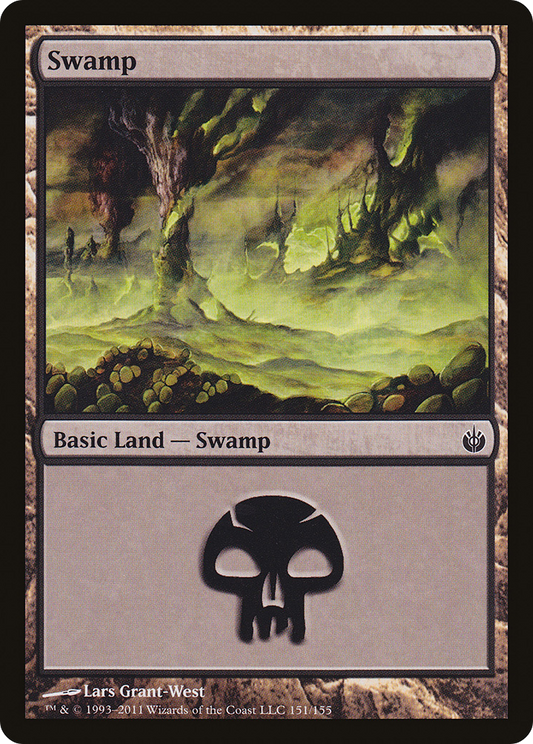 Swamp (151) [Mirrodin Besieged]