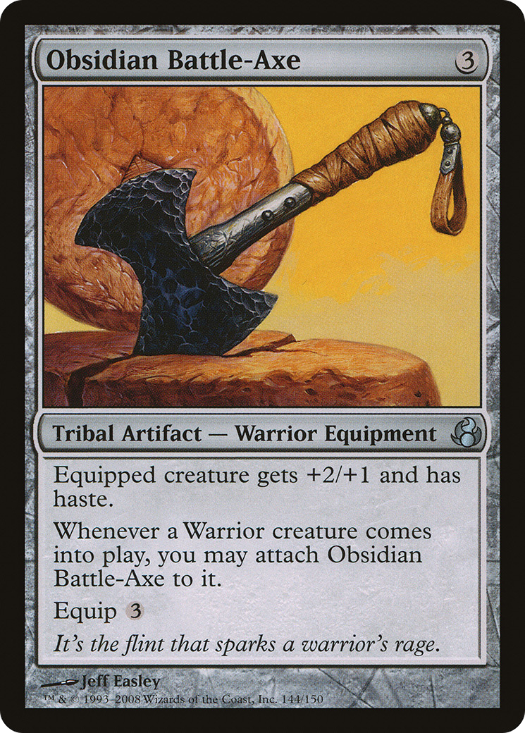 Obsidian Battle-Axe (144) - Morningtide