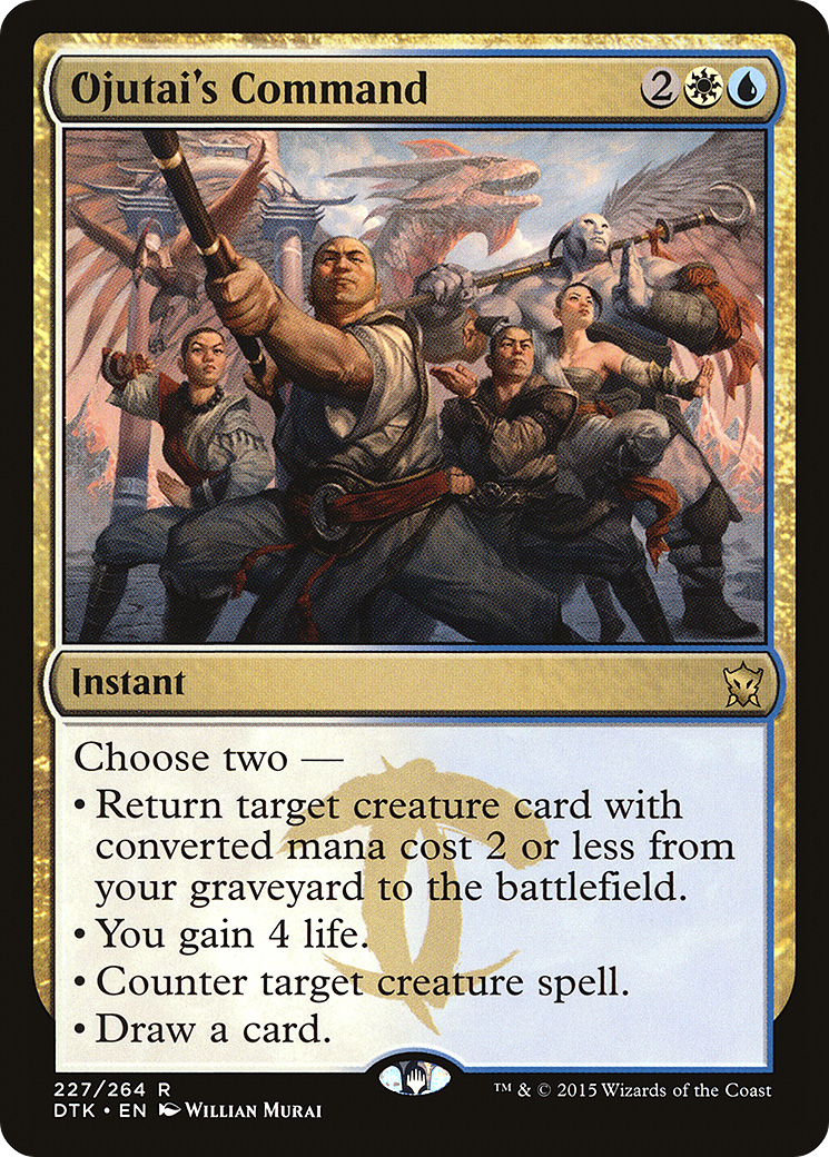 Ojutai's Command (227) Foil - Dragons of Tarkir