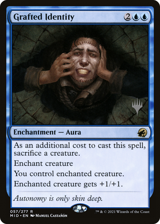 Grafted Identity (Promo Pack) [Innistrad: Midnight Hunt Promos] Foil