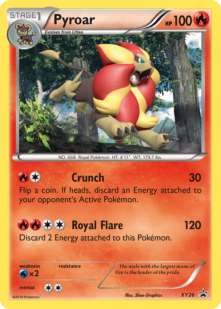 Pyroar (XY26) [XY: Black Star Promos] | Silver Goblin