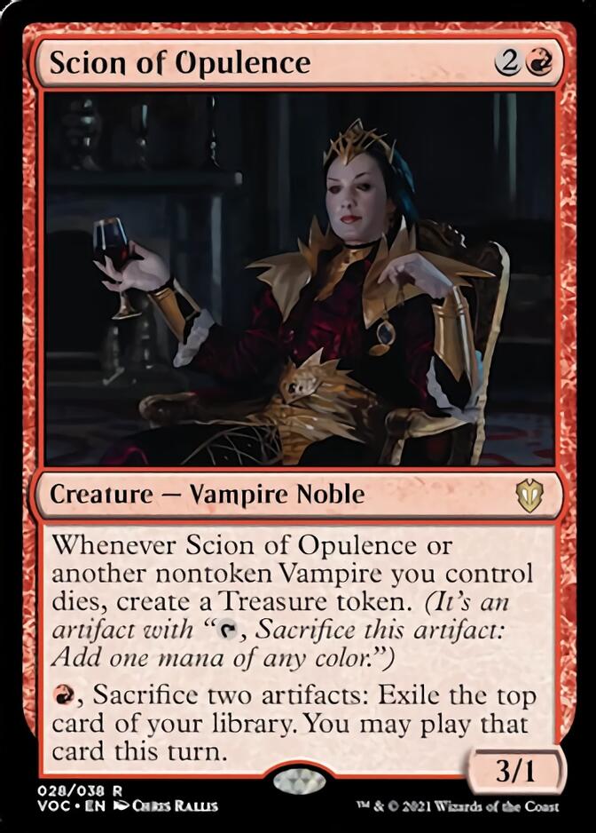 Scion of Opulence [Innistrad: Crimson Vow Commander] | Silver Goblin