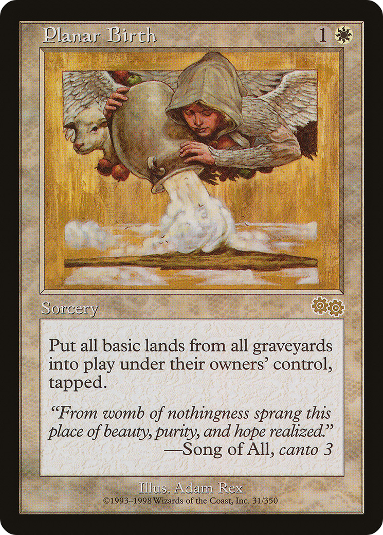 Planar Birth [Urza's Saga] | Silver Goblin