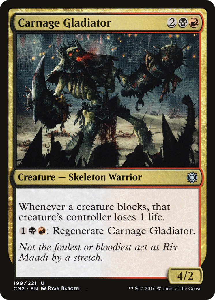 Carnage Gladiator [Conspiracy: Take the Crown] Foil