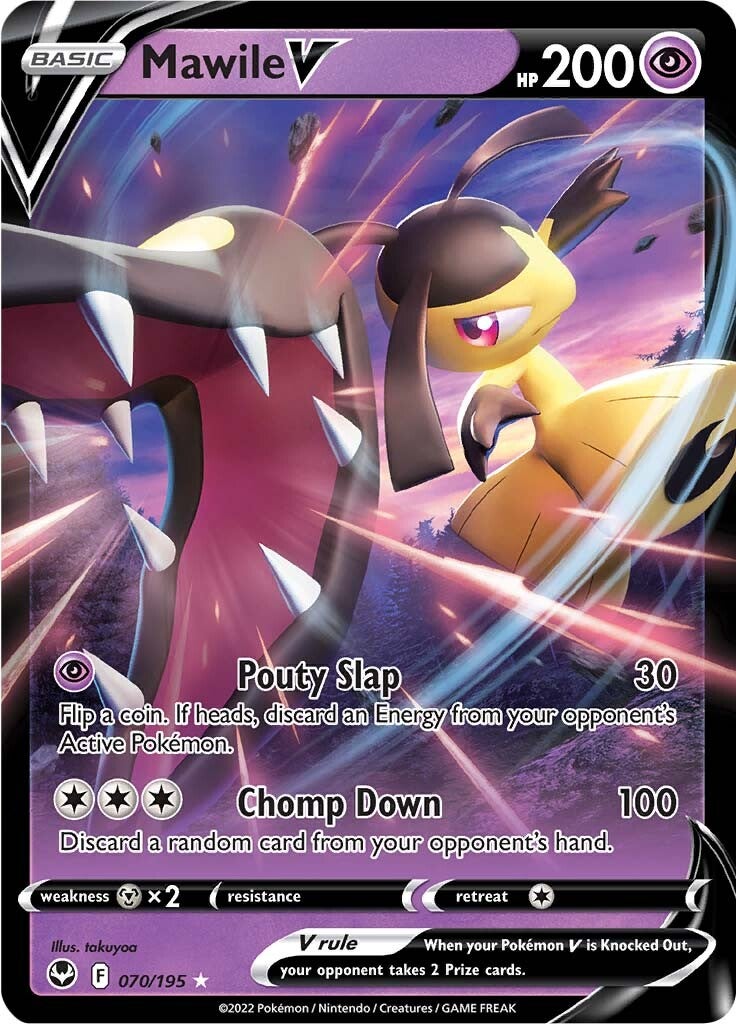 Mawile V (070/195) [Sword & Shield: Silver Tempest] | Silver Goblin