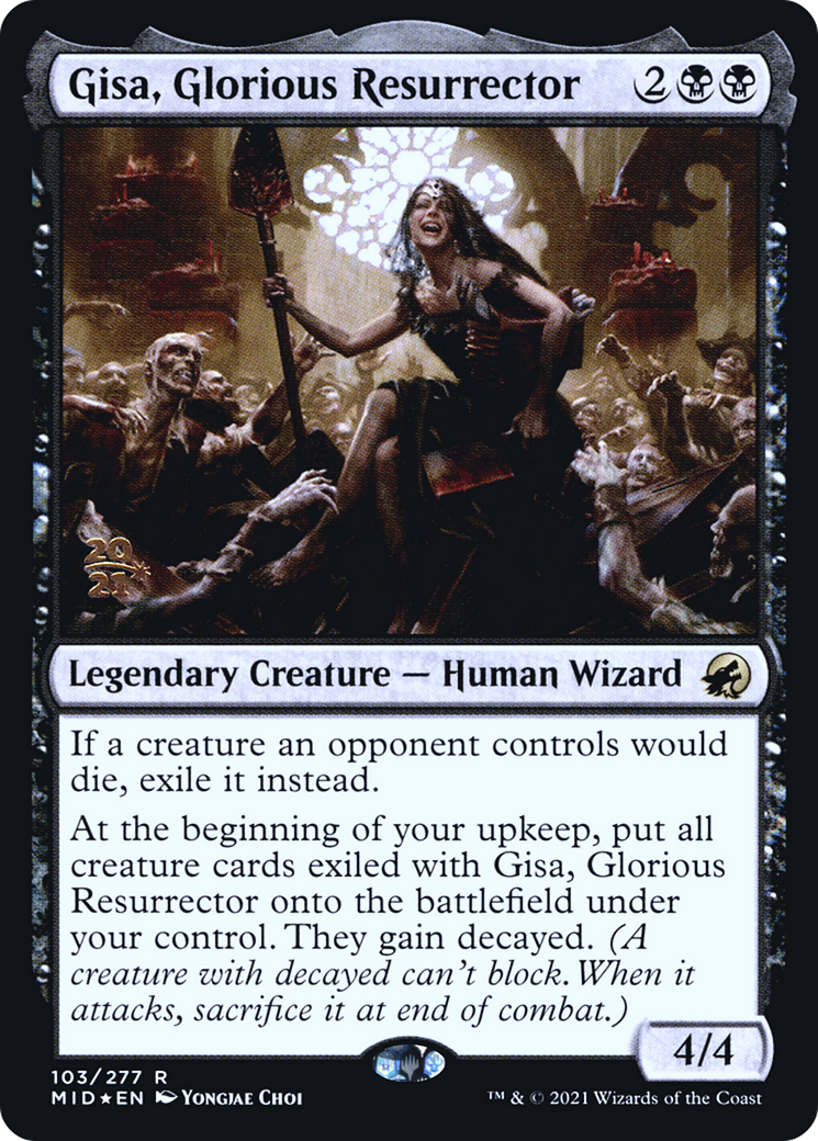 Gisa, Glorious Resurrector [Innistrad: Midnight Hunt Prerelease Promos]