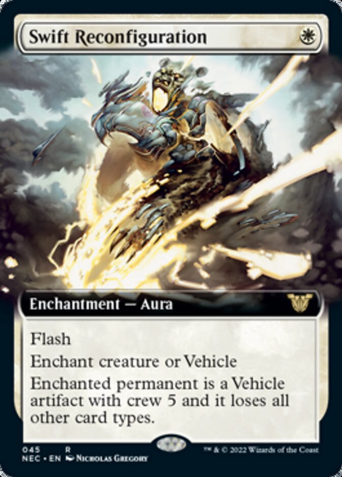 Swift Reconfiguration (Extended Art) [Kamigawa: Neon Dynasty Commander] | Silver Goblin