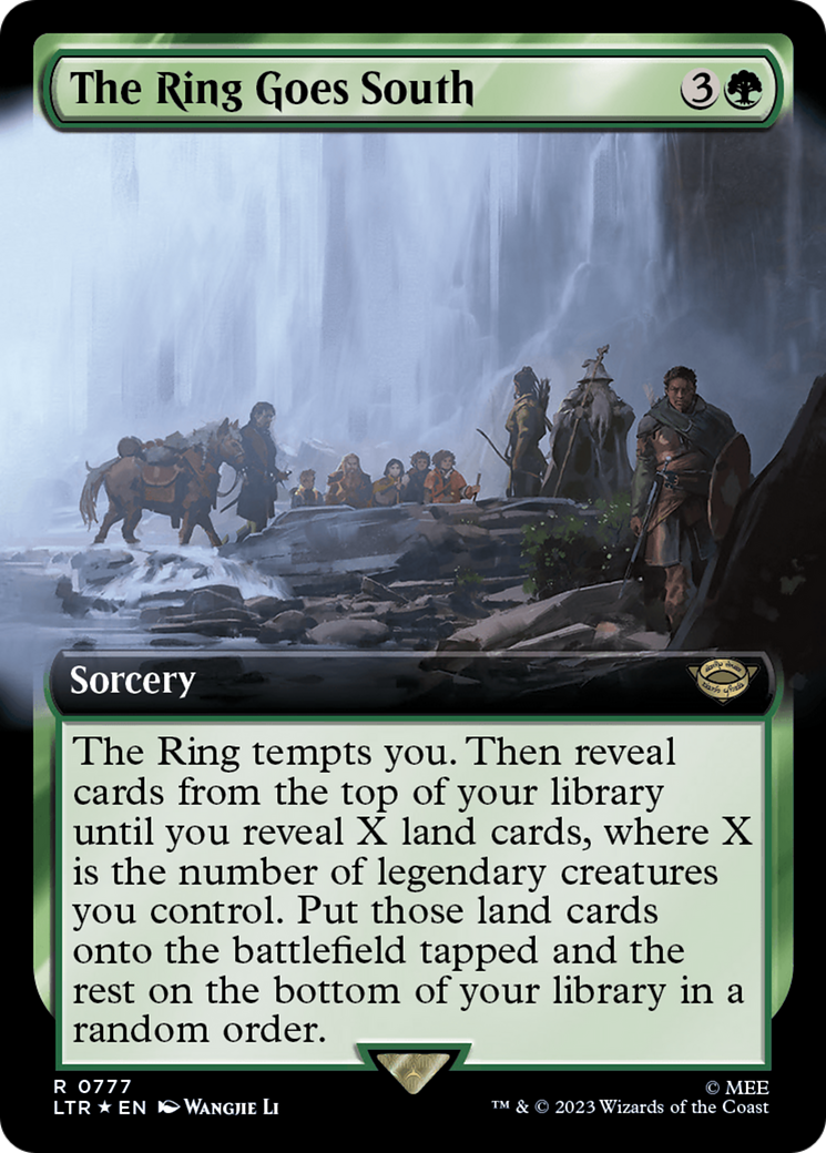 The Ring Goes South (Extended Art) (Surge Foil) (Extended Art) (777) Foil - The Lord of the Rings: Tales of Middle-earth