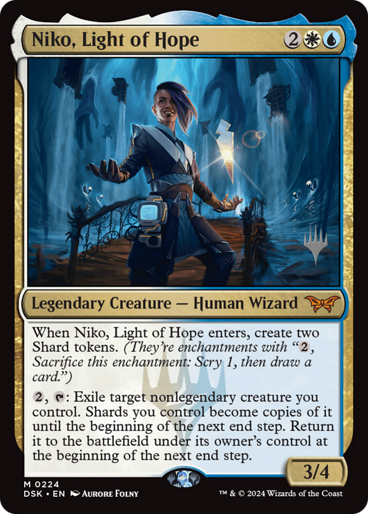 Niko, Light of Hope [Duskmourn: House of Horror Promos] Foil