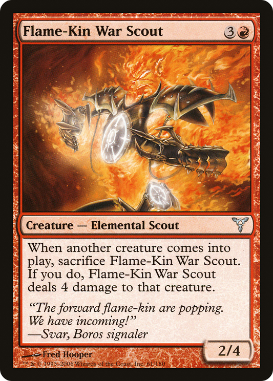 Flame-Kin War Scout [Dissension] Foil