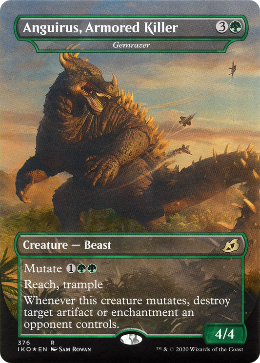 Gemrazer - Anguirus, Armored Killer (Extended Art) [Ikoria: Lair of Behemoths]