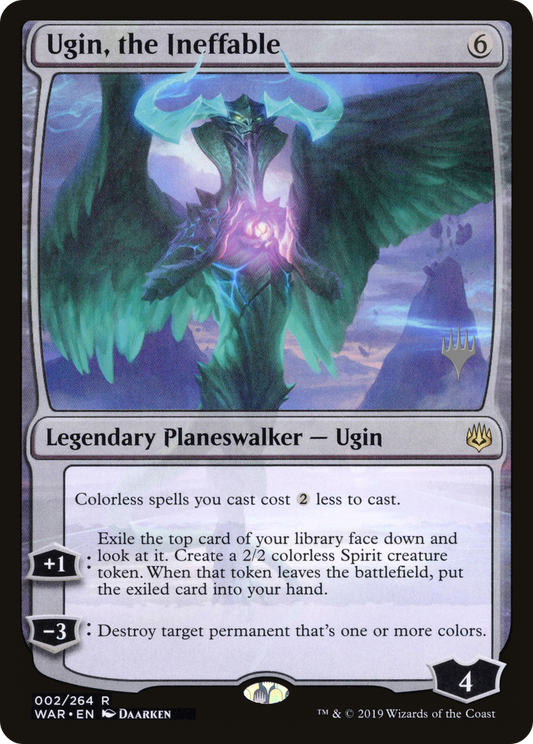 Ugin, the Ineffable (Promo Pack) [War of the Spark Promos] Foil