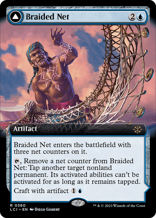 Braided Net // Braided Quipu (Extended Art) [The Lost Caverns of Ixalan] Foil