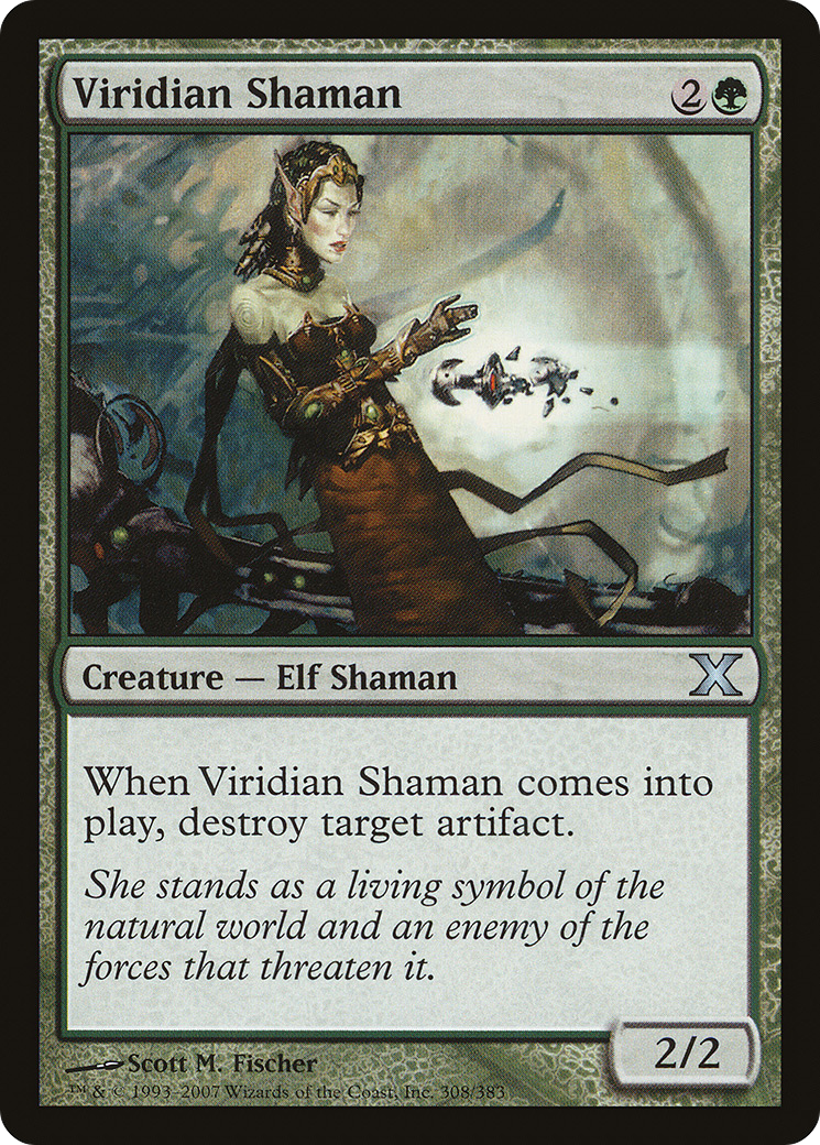 Viridian Shaman (308) - Tenth Edition