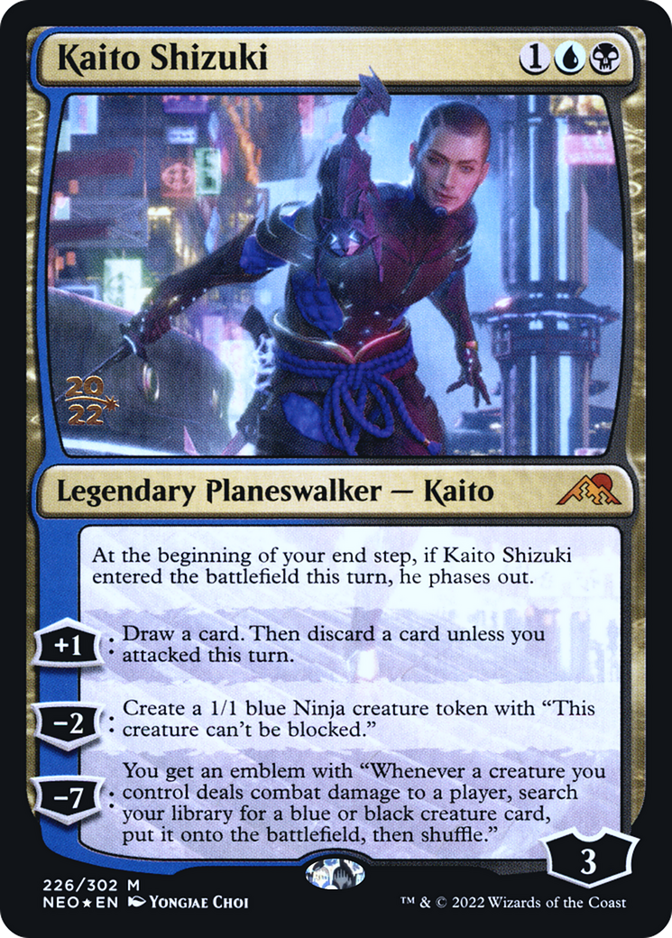 Kaito Shizuki [Kamigawa: Neon Dynasty Prerelease Promos] | Silver Goblin