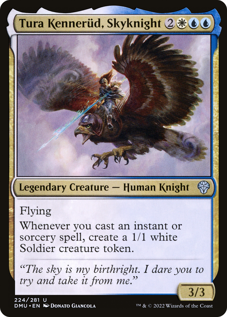 Tura Kennerud, Skyknight [Dominaria United] Foil
