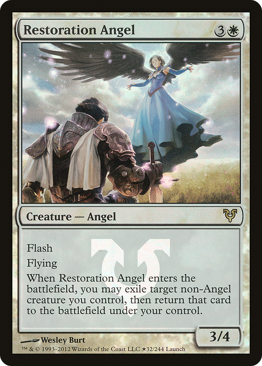Restoration Angel (Launch) [Avacyn Restored Prerelease Promos] Foil