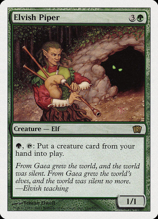 Elvish Piper [Eighth Edition] Foil