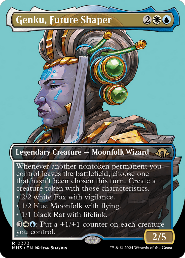 Genku, Future Shaper (Borderless) [Modern Horizons 3] Foil