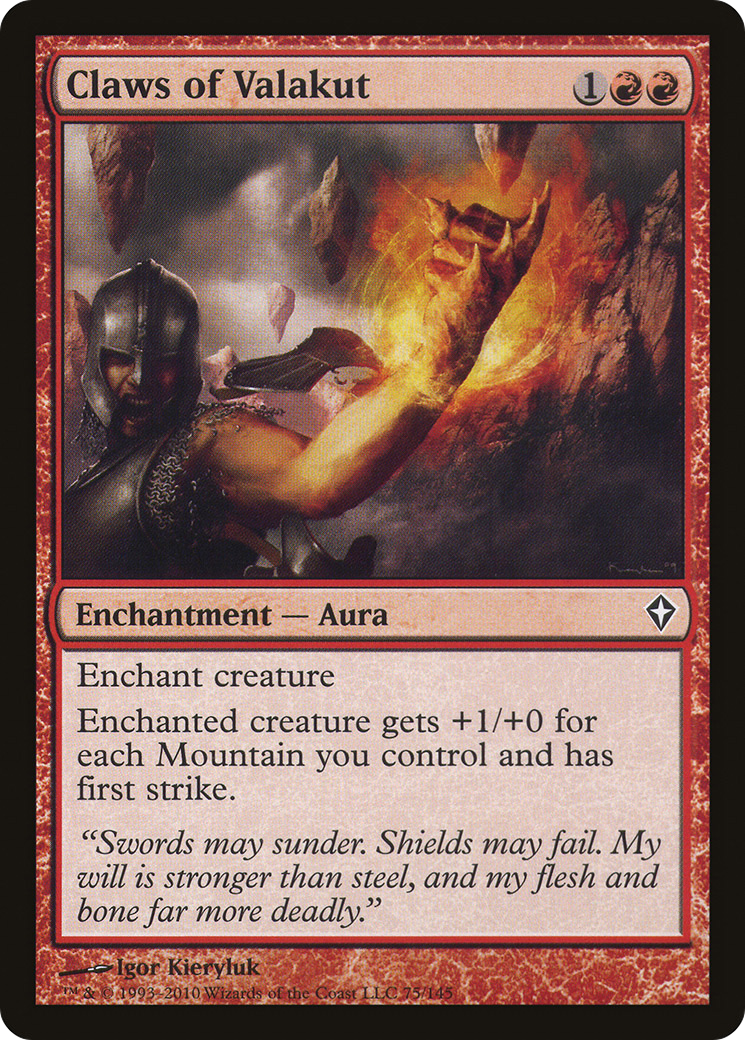 Claws of Valakut (075) Foil - Worldwake