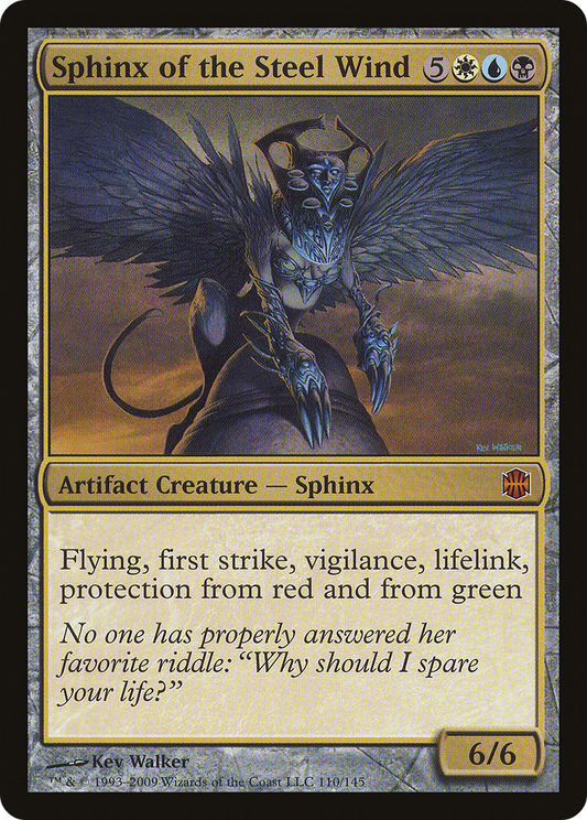 Sphinx of the Steel Wind [Alara Reborn] Foil