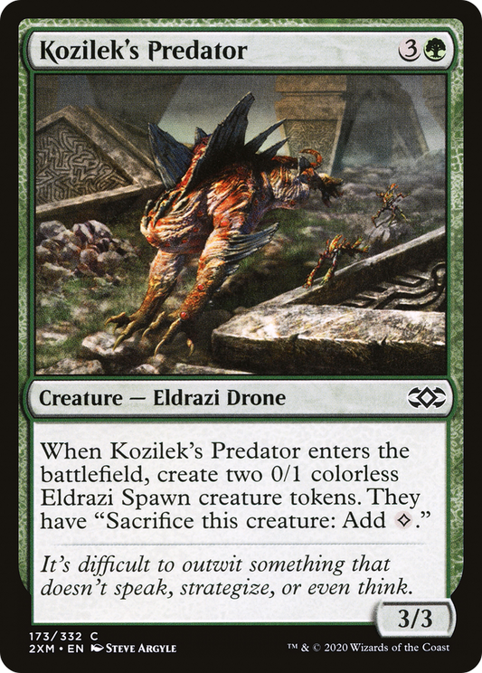 Kozilek's Predator [Double Masters] Foil