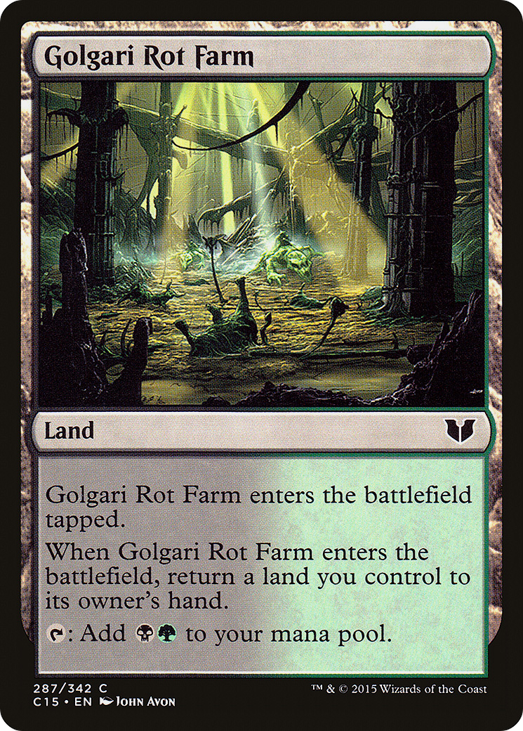 Golgari Rot Farm (287) - Commander 2015