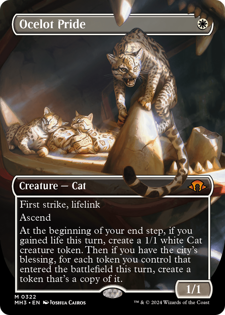 Ocelot Pride (Borderless) [Modern Horizons 3] Foil