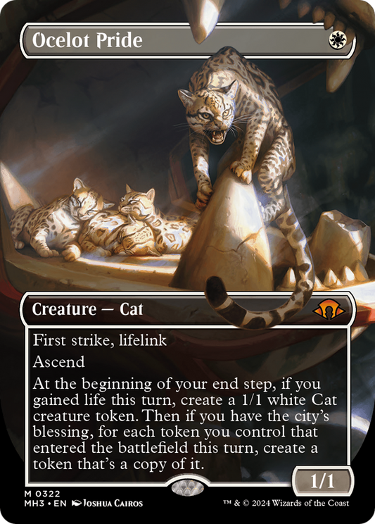 Ocelot Pride (Borderless) [Modern Horizons 3] Foil