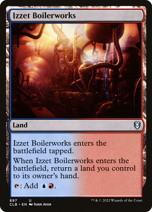 Izzet Boilerworks [Commander Legends: Battle for Baldur's Gate]