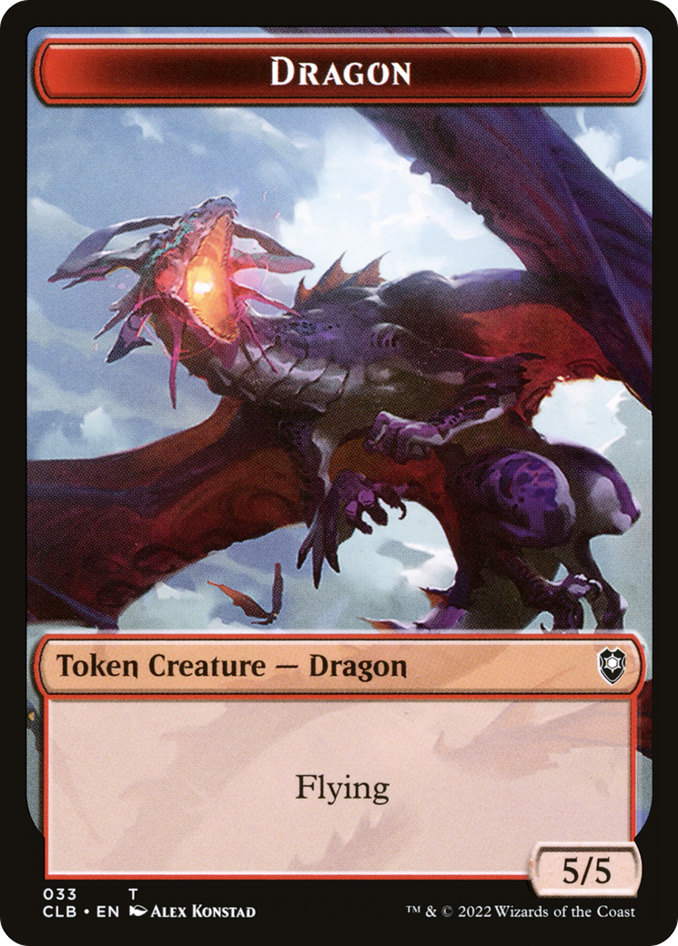 Dragon (033) - Battle for Baldur's Gate Tokens