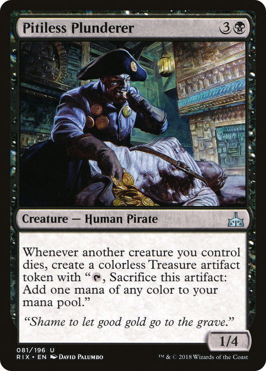 Pitiless Plunderer [Rivals of Ixalan] Foil