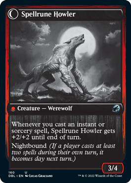 Spellrune Painter // Spellrune Howler [Innistrad: Double Feature] Foil