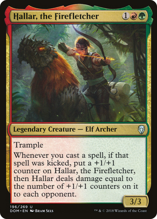 Hallar, the Firefletcher [Dominaria] Foil