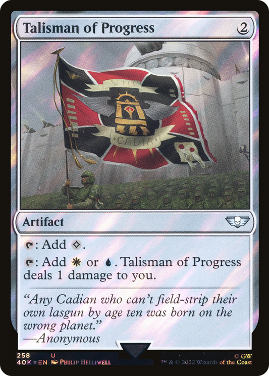 Talisman of Progress (Surge Foil) [Warhammer 40,000]