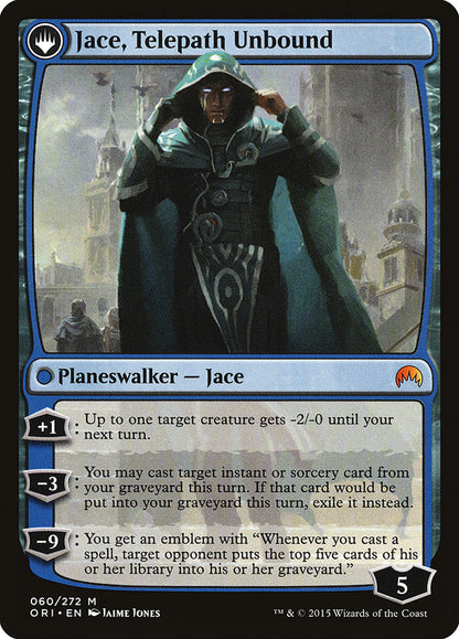 Jace, Vryn's Prodigy // Jace, Telepath Unbound [Magic Origins] Foil