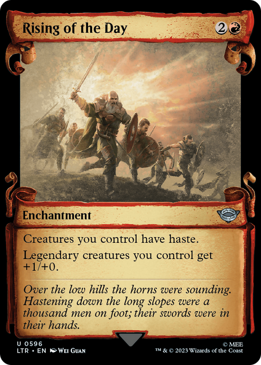 Rising of the Day [The Lord of the Rings: Tales of Middle-Earth Showcase Scrolls] Foil