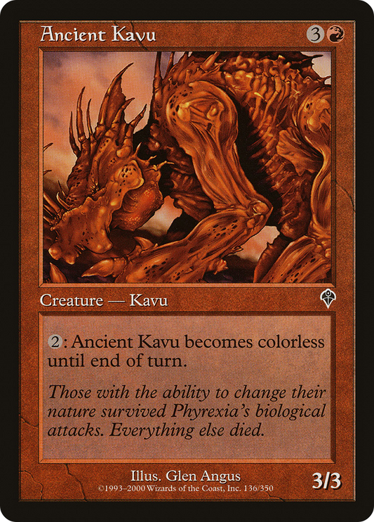 Ancient Kavu [Invasion] Foil