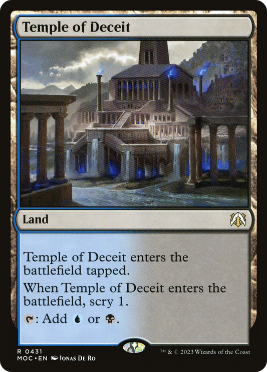 Temple of Deceit [March of the Machine Commander]