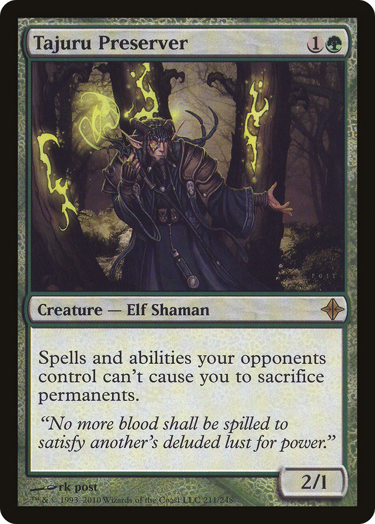 Tajuru Preserver (211) - Rise of the Eldrazi