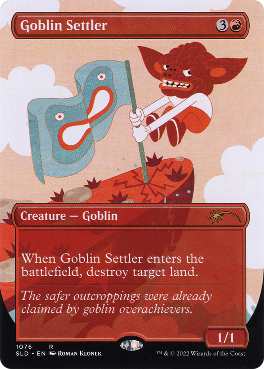 Goblin Settler (Borderless) [Secret Lair Drop Series] Foil