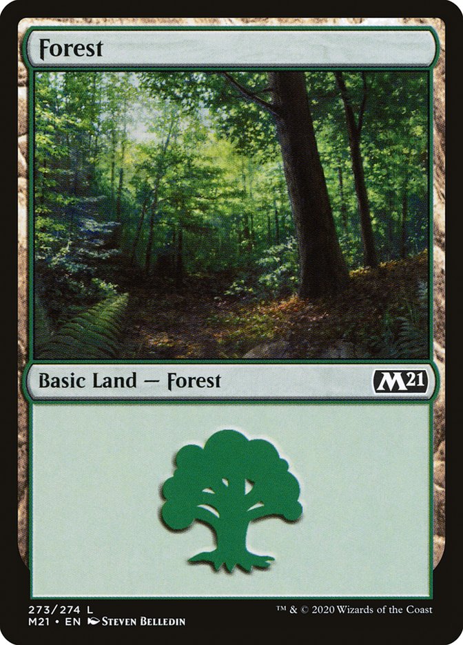 Forest (273) [Core Set 2021] | Silver Goblin