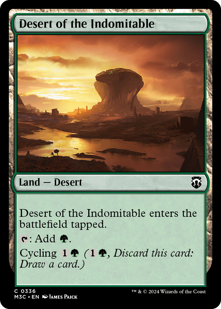 Desert of the Indomitable [Modern Horizons 3 Commander] | Silver Goblin