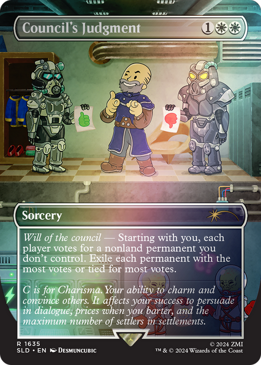 Council's Judgment (1635) Rainbow Foil - Secret Lair Drop